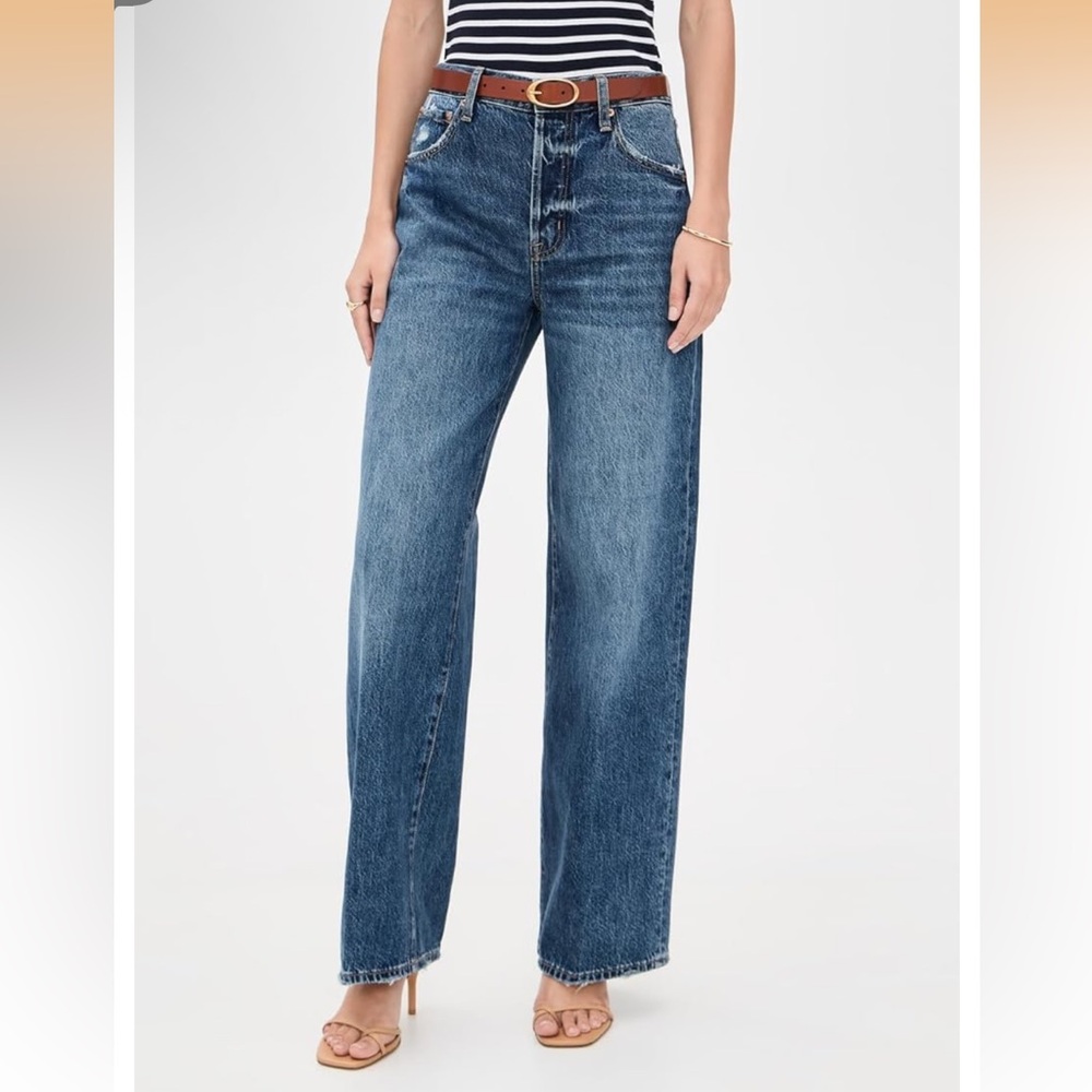 PISTOLA Wide Leg High-Rise Women’s Jeans - Dark Blue